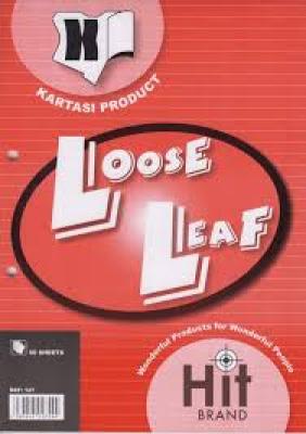 Loose Leaf A4 Pad Papered(50 Sheets)